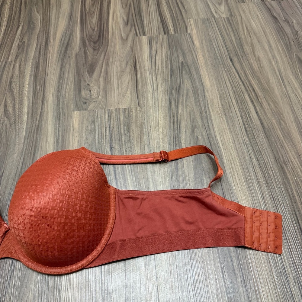 Cacique lightly lined T-shirt True Embrace orange Bra 42DD plus size - Picture 12 of 12